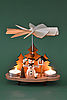 Pyramide „Schneemann mit Vogelhaus“