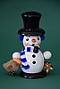 Räucherfigur „Schneemann“ mit Sack